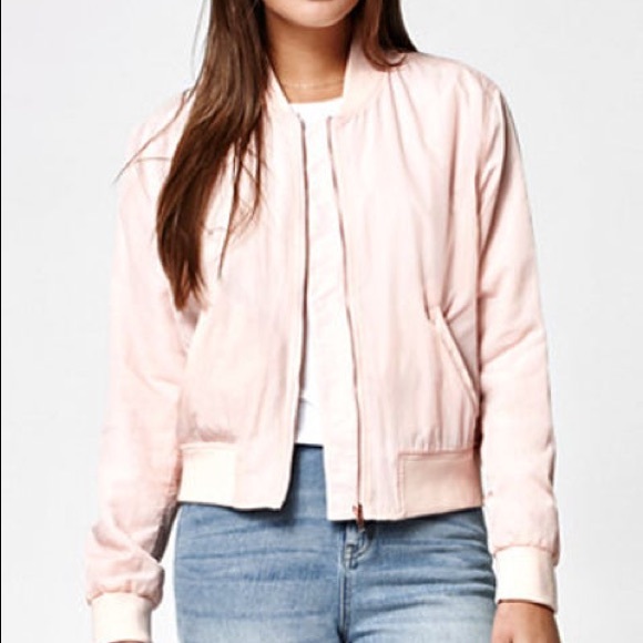 Kendall & Kylie Jackets & Blazers - Kendall + Kylie Blush Bomber Jacket S